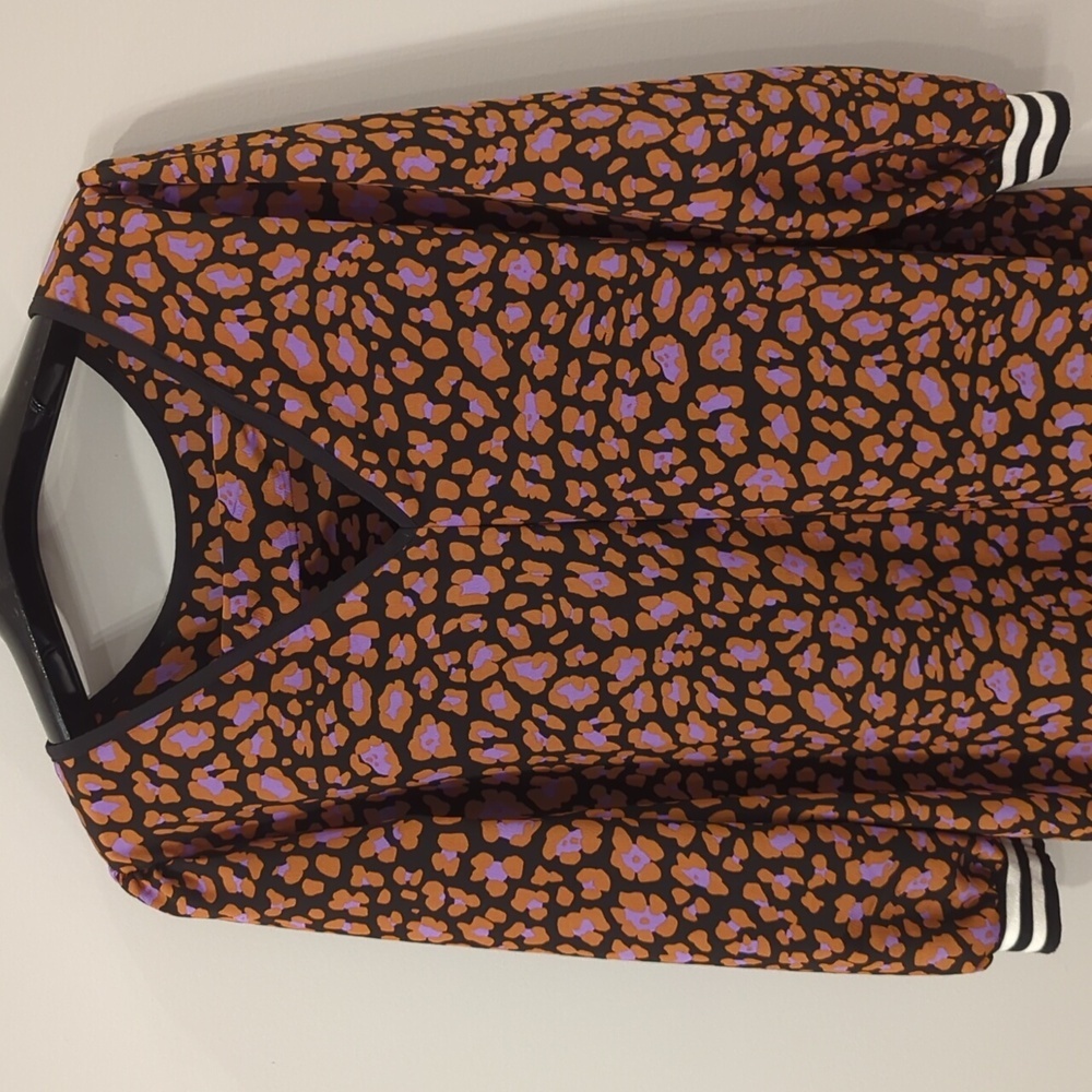 Eloquii Black and Purple Patterned Dress - Picture 5 of 8